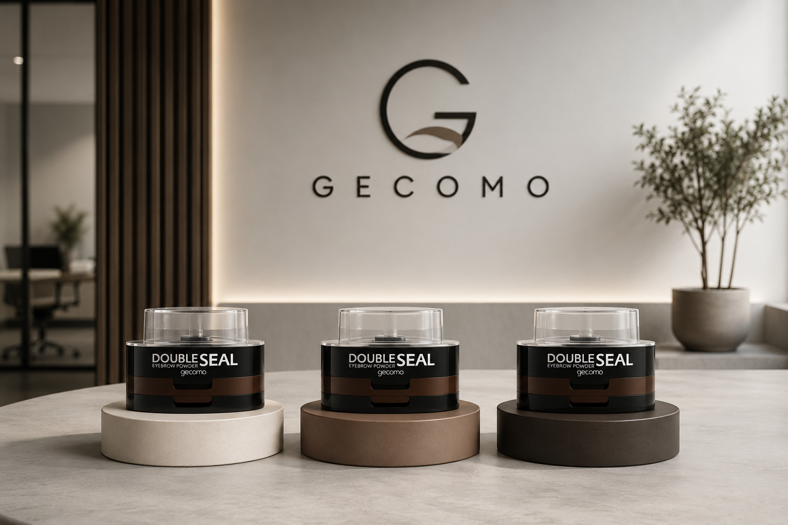 GECOMO Double Seal brow stamp kit